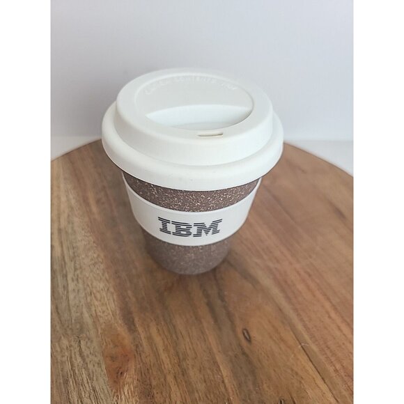 IBM‎ Promotional Cup Bamboo Recycled Reusable Event Advertising 12 Ounce - Picture 2 of 10